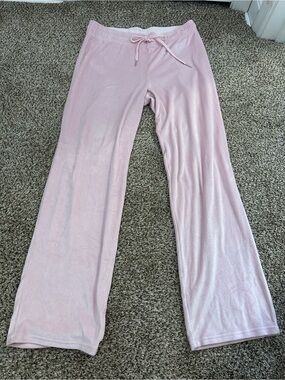 Juicy Couture Baby Pink Velour Pants